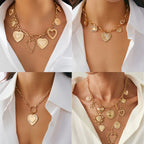 Amora – Elegante Halskette oder Armband mit Herz-Anhängern
