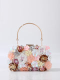 Flora – Bestickte Abendtasche mit Perlen-Details