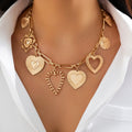 Amora – Elegante Halskette oder Armband mit Herz-Anhängern