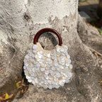 Aurelia – Exklusive Perlmutt-Handtasche in kunstvollem Muschel-Design