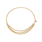 Valeria – Mehrlagige Taillenkette mit goldenen Akzenten