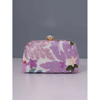 Leona – Bestickte Abendtasche mit Blumen-Muster