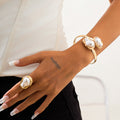 Lyra – Edler Halsreif, Armreif oder Ring mit Barockperlen