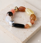 Luna – Markanter Acryl-Ring im Marmor-Look