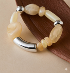 Luna – Markanter Acryl-Ring im Marmor-Look