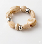 Luna – Markanter Acryl-Ring im Marmor-Look