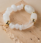 Luna – Markanter Acryl-Ring im Marmor-Look