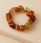 Luna – Markanter Acryl-Ring im Marmor-Look
