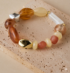 Luna – Markanter Acryl-Ring im Marmor-Look