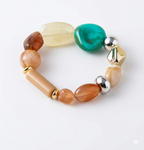 Luna – Markanter Acryl-Ring im Marmor-Look