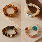 Luna – Markanter Acryl-Ring im Marmor-Look